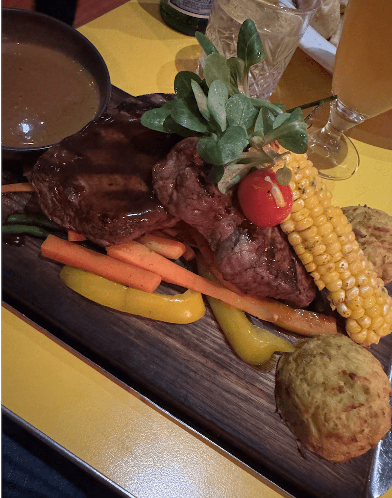 Café Dalle Valle Steak Dinner