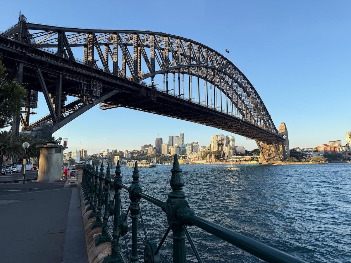 Sydney Harbour Bridge over Sydney Harbour, Australia