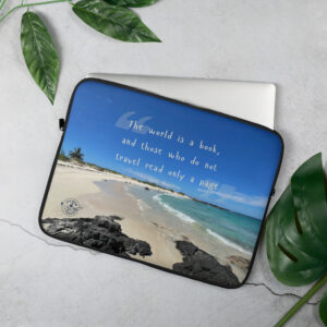 The Wold Is A Book - Laptop Sleeve