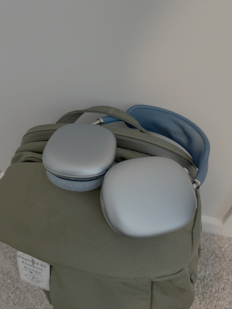 Apple AirPods Max on YETI bag