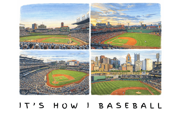 Image of four MLB parks