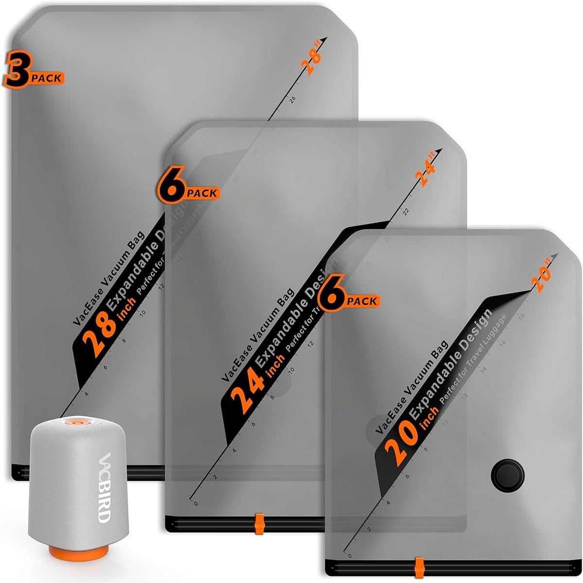 Space Saver Bags for travel packing