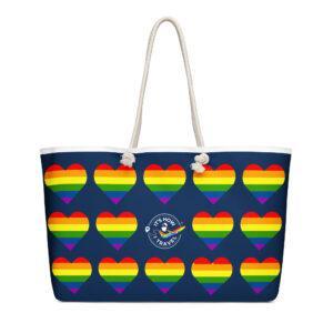 Printed Branded Oversized weekender bag