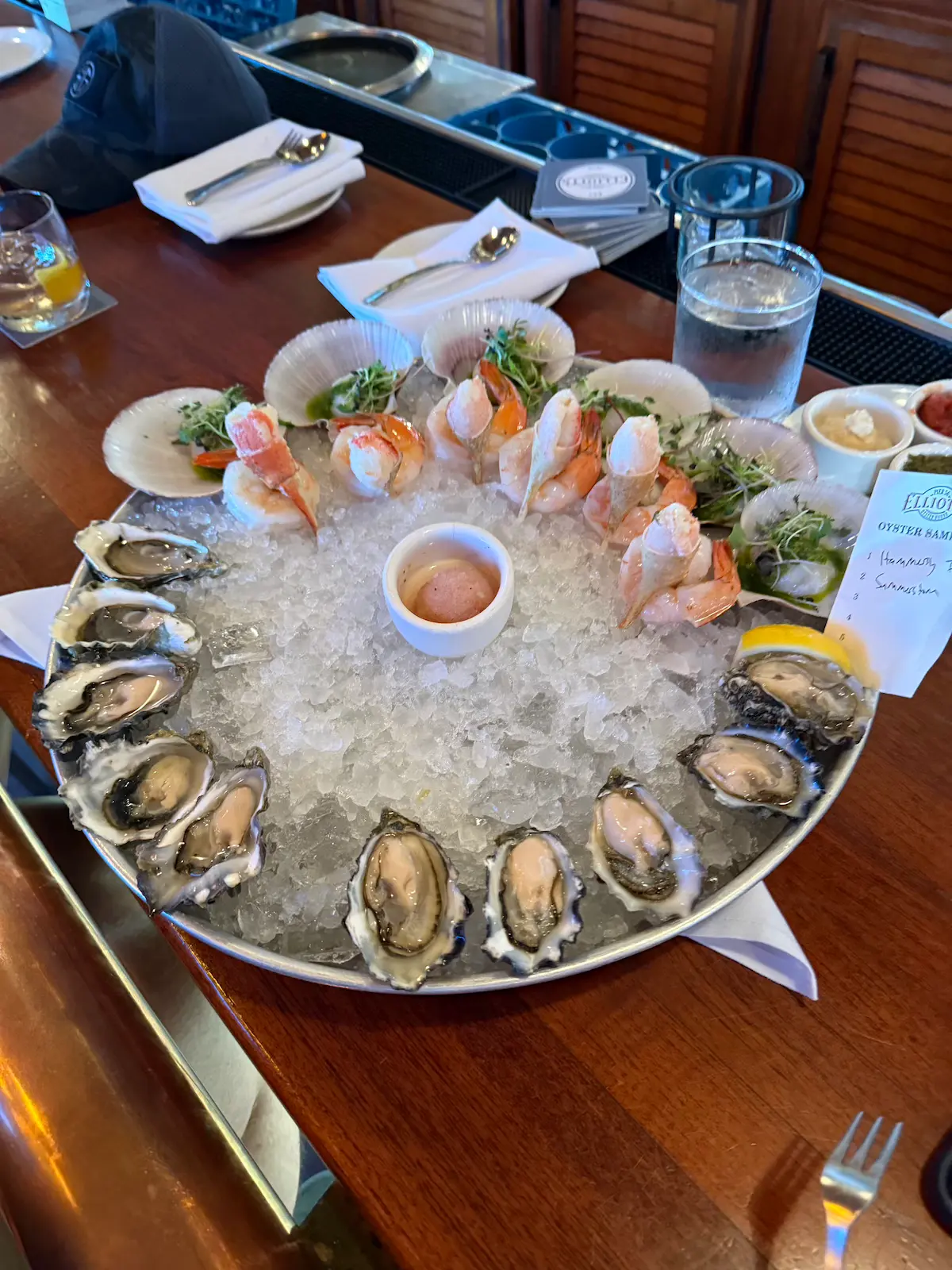 Oysters at Elliott's Oyster House